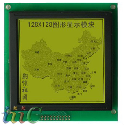 LM128128 Y/YG LCD Module 128*128 Graphic LCM