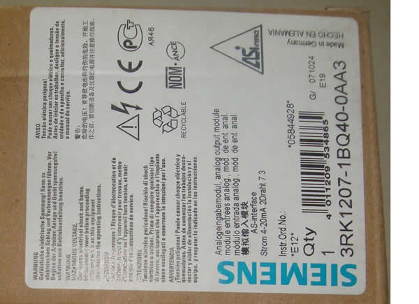 Siemens 3RK1207-1BQ40-0AA3  3RK1 207-1BQ40-0AA3   E-Stand 12 